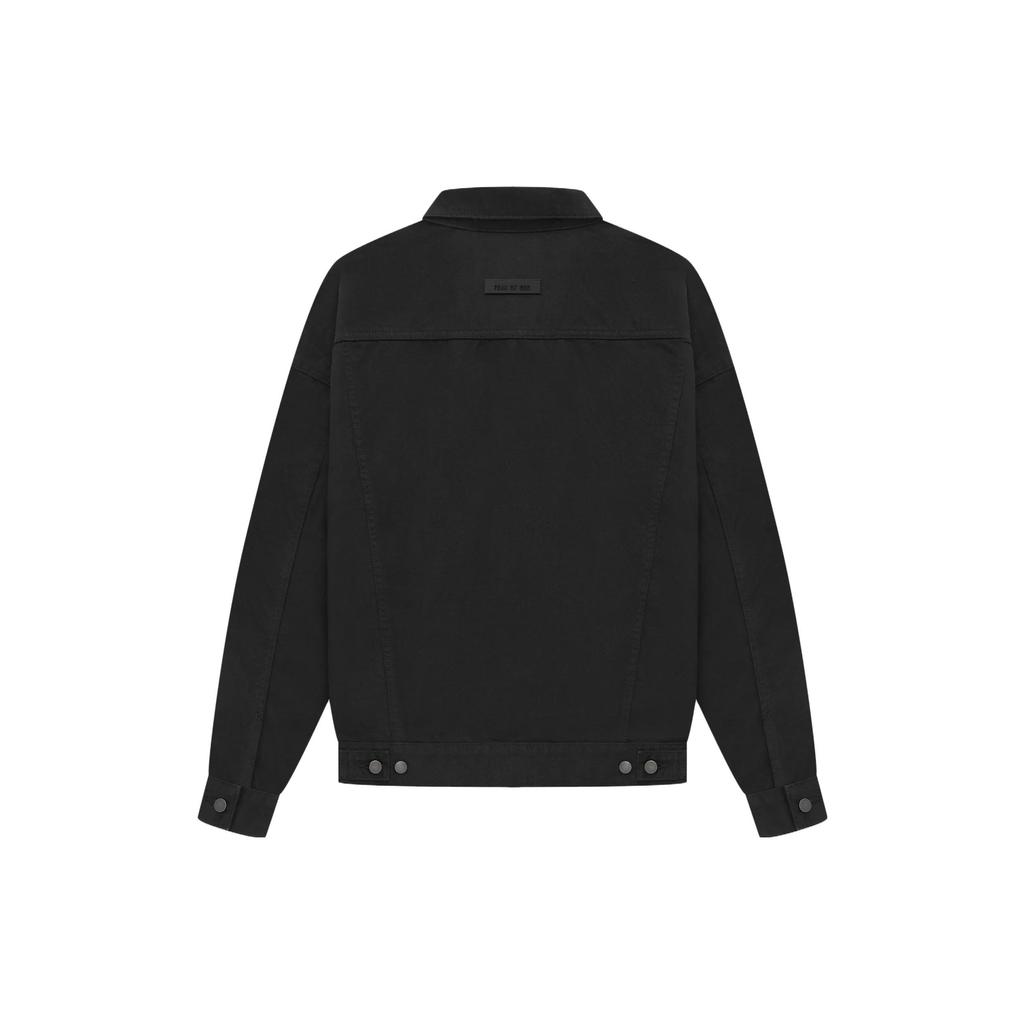 Fear of God Essentials Denim Jacket Black Men Outerwear 202SP234270F