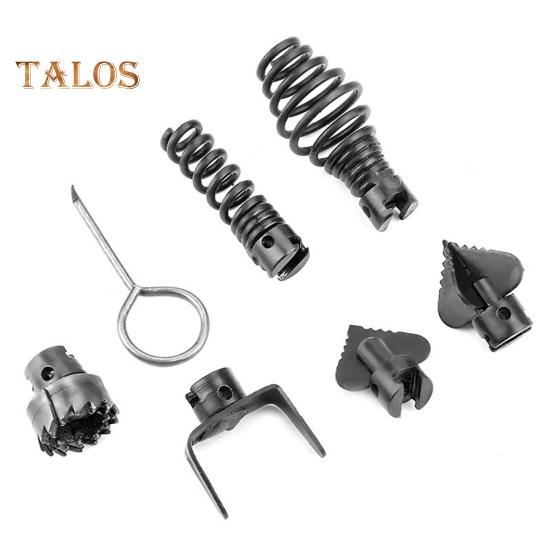 7 Adet/Set Boru Hattı Temizleyici Kolay Kurulum Sökme Gider Tıkanıklığı Açıcı Set Gider Borusu Burgusu Verimli Boru Temizleme Aracı