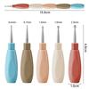 1/5pcs Professional Nail Art Dotting Pen Plastic Handle DIY Dotting Pens Can Be Spliced Rhinestones Gem Picker Manicure Tools