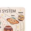 Wooden Solar System Puzzle Montessori Educational Toy Early Development Planets Jigsaw