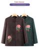Grandma's Spring/Autumn Embroidered Tang Suit Jacket for Middle-Aged Women