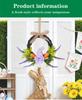 Easter Rabbit and Egg Wreath - Outdoor Garden Party Ornament