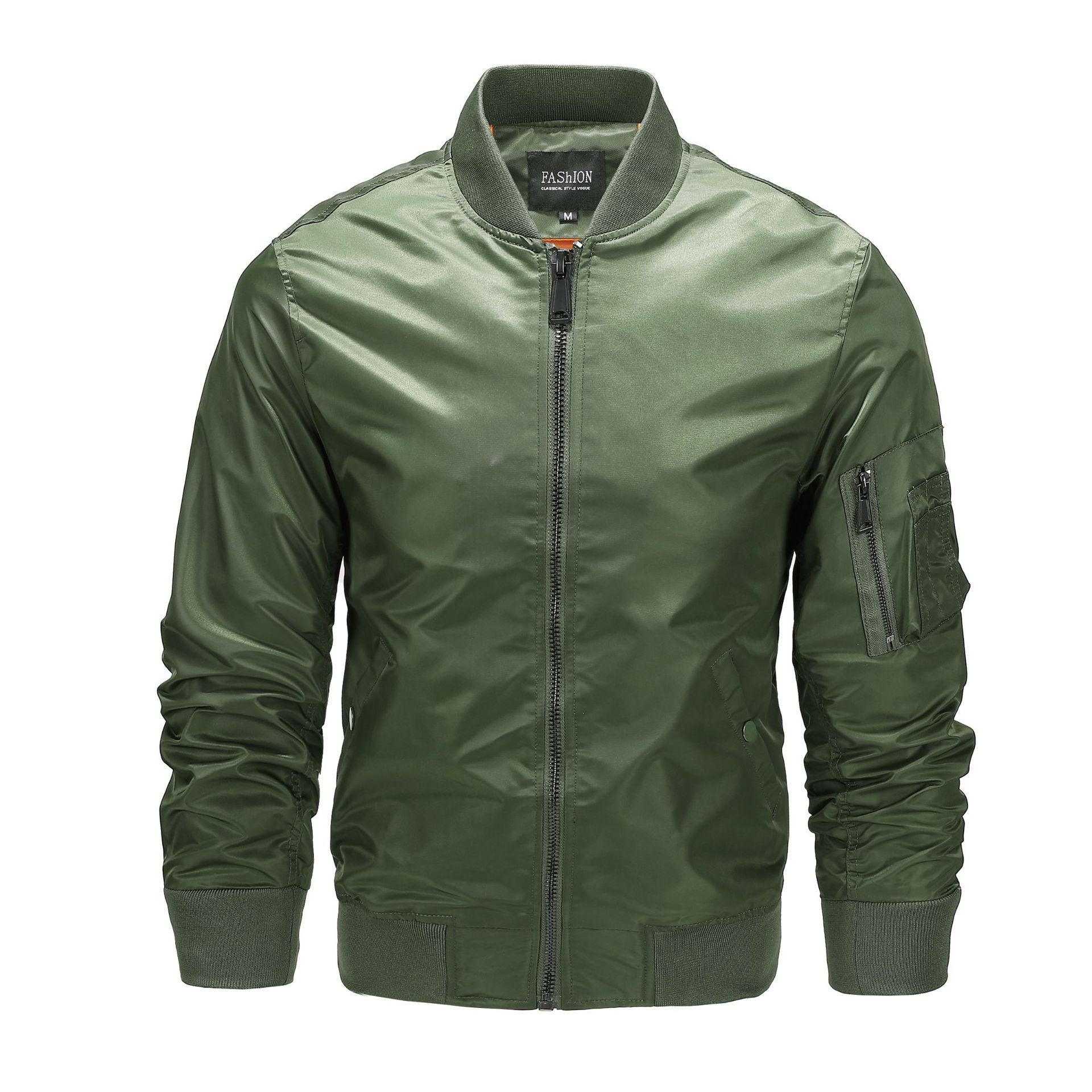 Куртка весна/осень куртка-бомбер бейсбольная форма большой размер M