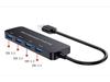 4-Port USB 3.0 Hub & Docking Station: Fast Data Reading & High-Speed Download