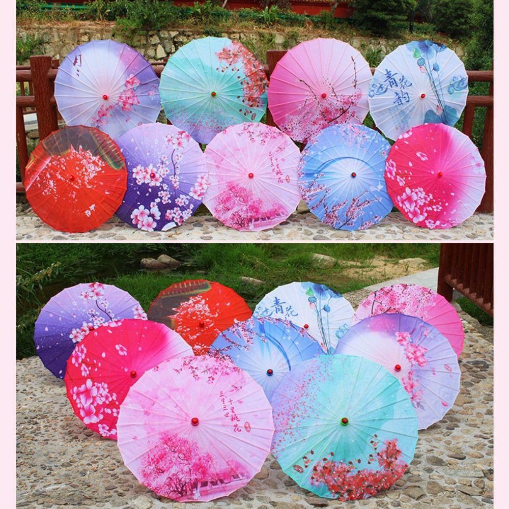 Chinese Antique Style Prop Dance Umbrella Classical Japan Style Umbrella  Dance Performance