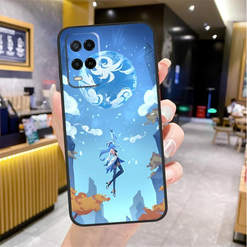 Coque Ganyu Genshin Impact Pour Oppo A96 A76 A16 A17 A18 A60 A80 A40 A38 A58 A78 A98 A94 A74 A54 A15 A57 A77 A5 Pro