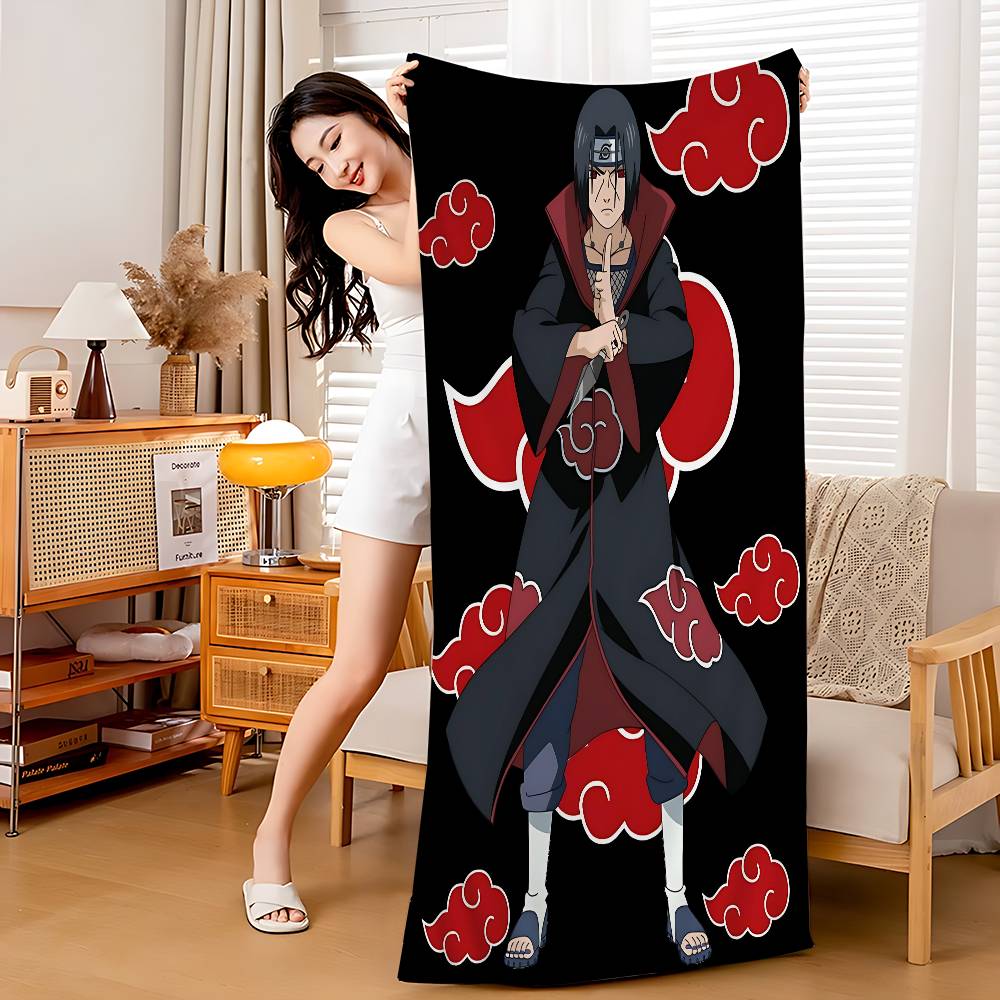 Cool W-Uchiha Itachi-H Beach Towel For Kids Personalized Bath Towel Pool Towel Vacation Gift Picnic Towel Party Gift