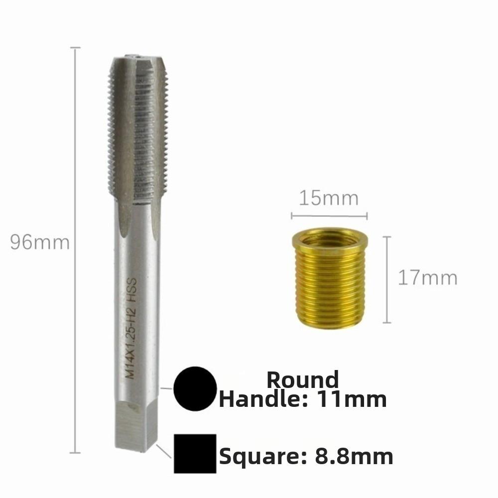 High Speed Steel Tap Spark Plug Thread Repair Kit Engine Thread Repair Kit  DIY Repairs