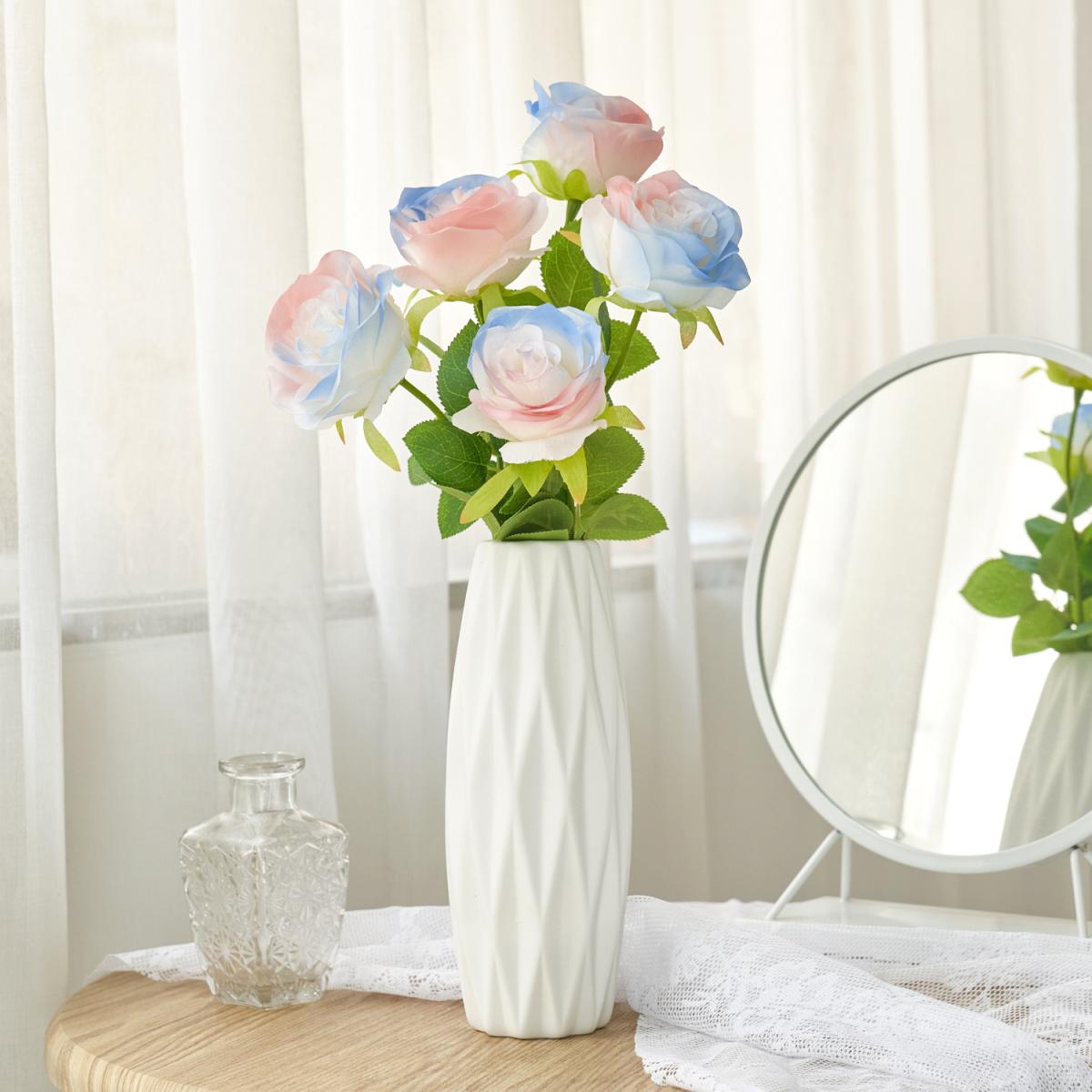 

Искусственные цветы, украшение для гостиной, настольные украшения, имитация розы, украшение для дома, украшение для гостиной с искусственным цветком,