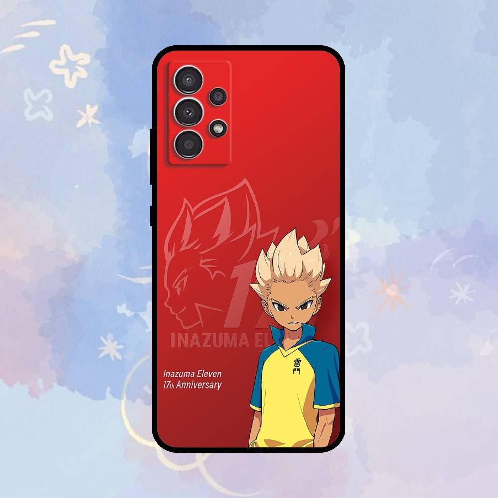 AAA I-Inazuma ElevenS Anime Phone Case For Samsung Galaxy A73,A72,A71,A70,A53,A52,A51,Others Soft Black Cover Samsung a11