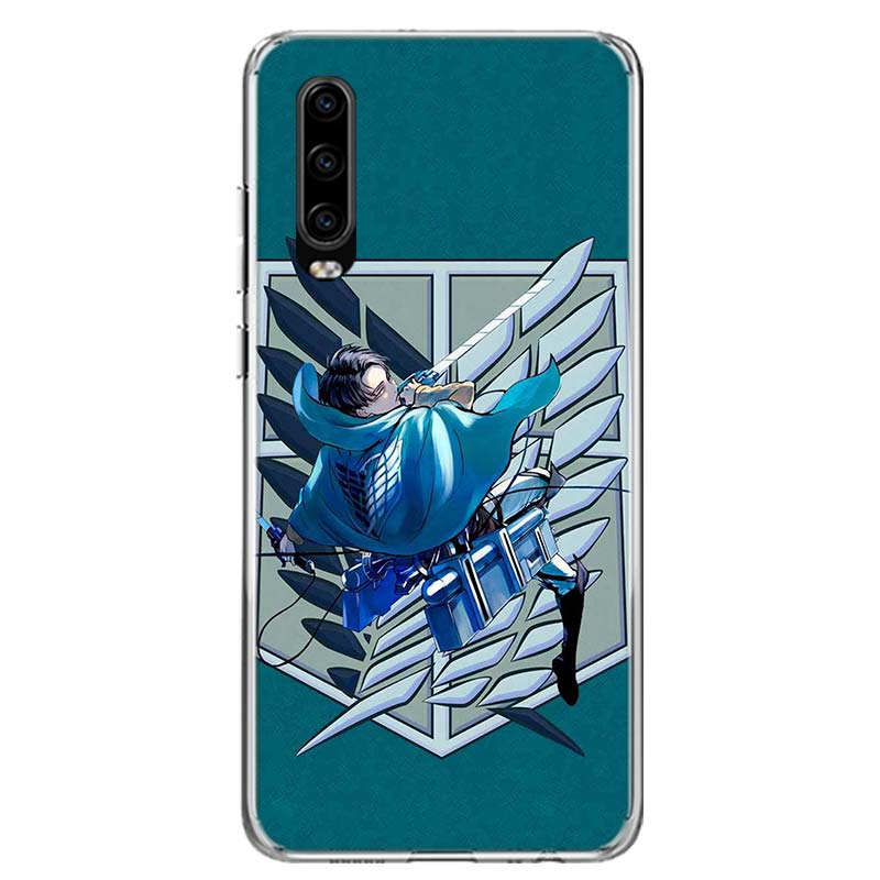 Attack on Titan Anime Cover Phone Case For Huawei P30 P20 P10 P40 P50 Pro Mate 20 40 30 10 Lite Popular Fundas Art Gift Coque