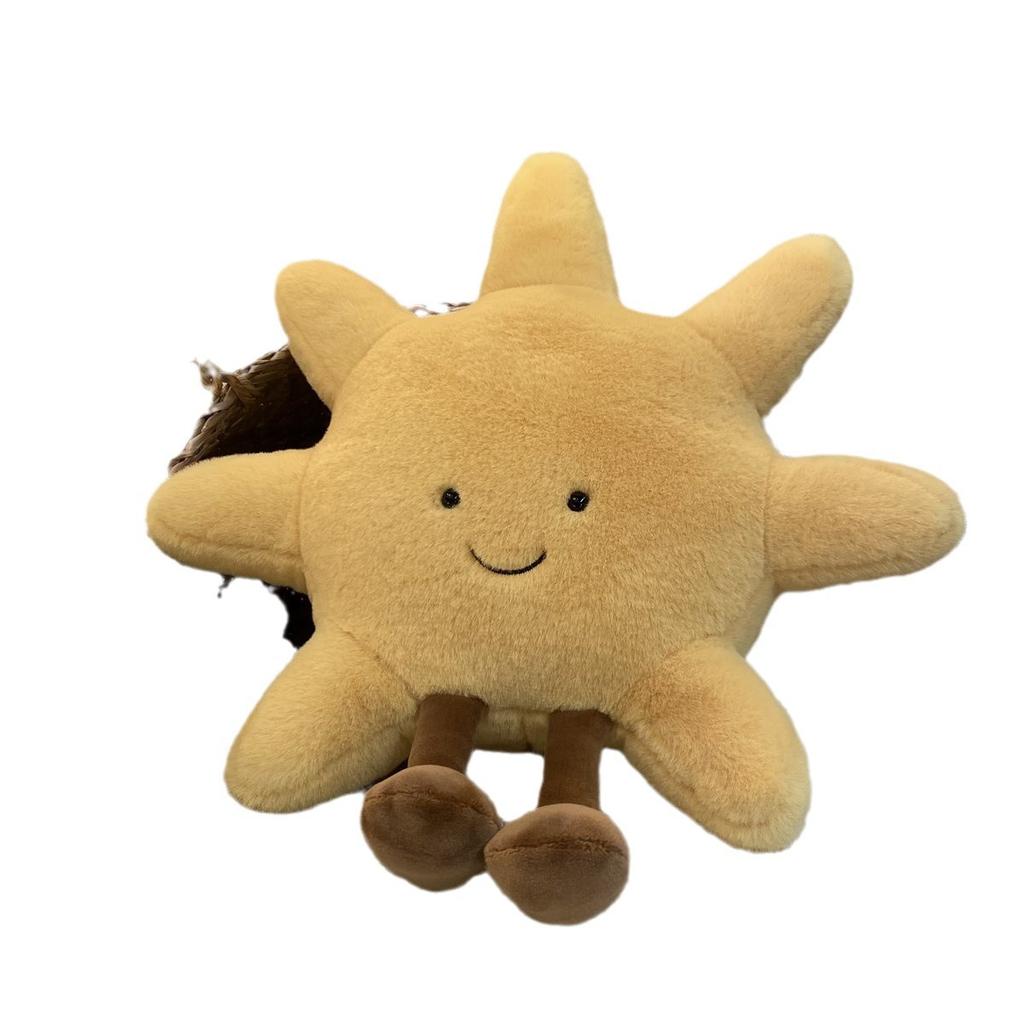Koreanische Creme Wind Heilung lächelnde Sonne Mond Puppe weich niedlich Mädchen Herz Heimdekoration Plüsch Kissen