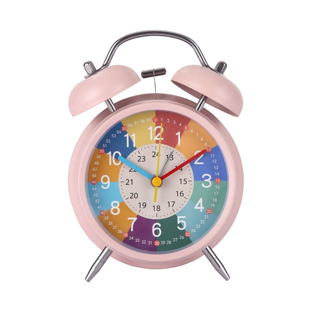Cartoon Number Student Educational Alarm Clock Early Education Mute Table Alarm Clock Wake Up Anti-fall Desktop Clock Bedroom