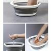 Large Collapsible Basin - Portable, for Home Use - Ideal for Washing Faces, Vegetables, and Laundry, Foot Soaking Tub