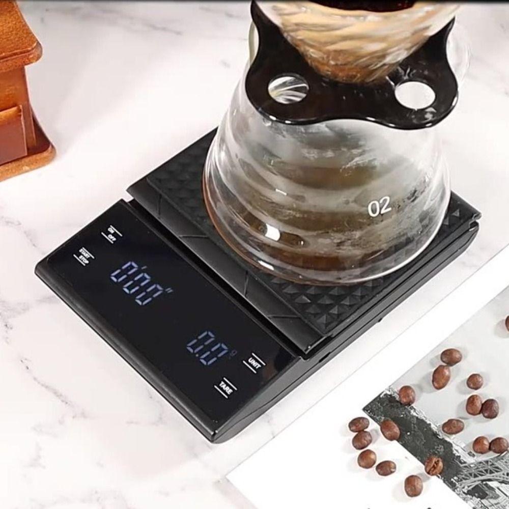 LCD Electronic Balance High Precision Coffee Scale Multifunction Digital Kitchen Weight  Kitchen