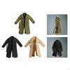 1/12 Male Female Trench Coat Miniature Clothing Handmade Doll Clothes for 6 inch Figures
