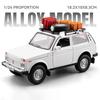 1/24 Russian LADA NIVA WILD VERSION Alloy Car Model Sound and Light Pull Back Children's Toy Collectibles Birthday Gift