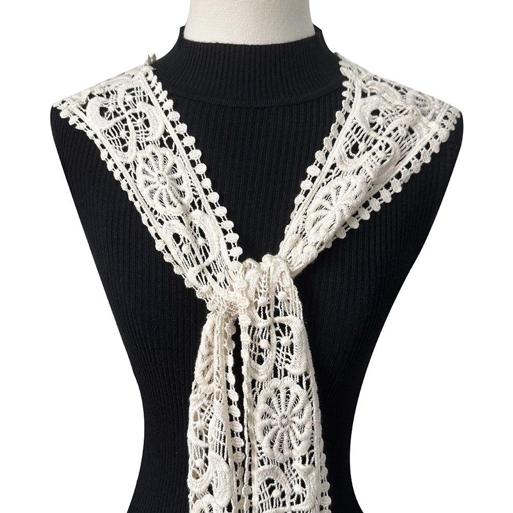 Solid Color Blouse Shoulders Summer Fake Collar Fashion Female Scarf