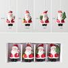 Christmas Pendant Mini Resin Elk Dog Cat Snow House Christmas Tree Decorations Elderly Snowhouse Ornaments Christmas Pendant