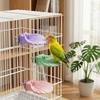 Shell Shape Parrot Perch Stand Wear-resistant Bird Cage Perches  Home Training