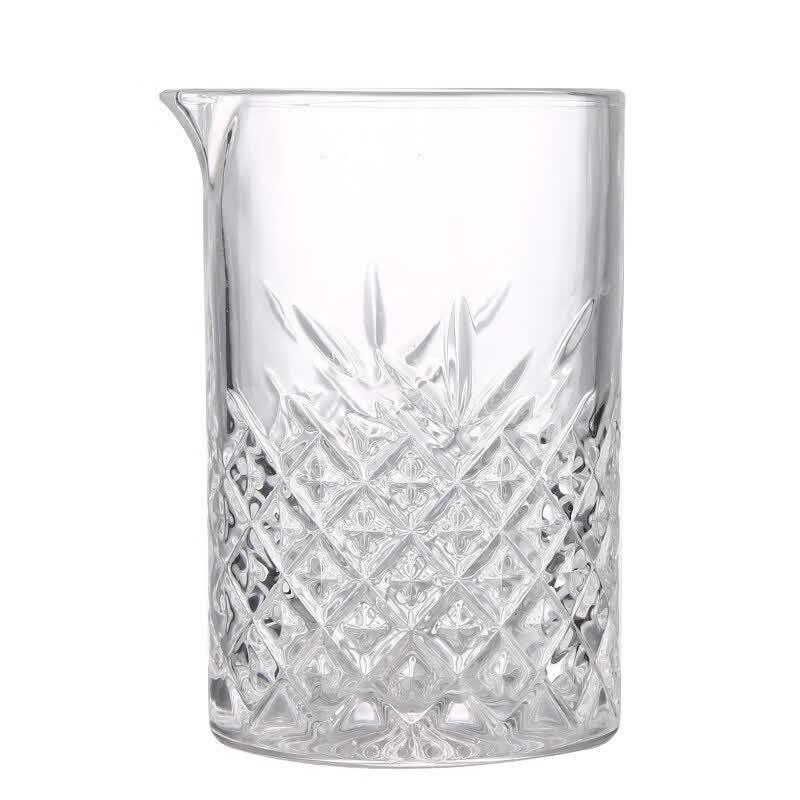 Japanese Style Engraved Cocktail Mixing Glass
