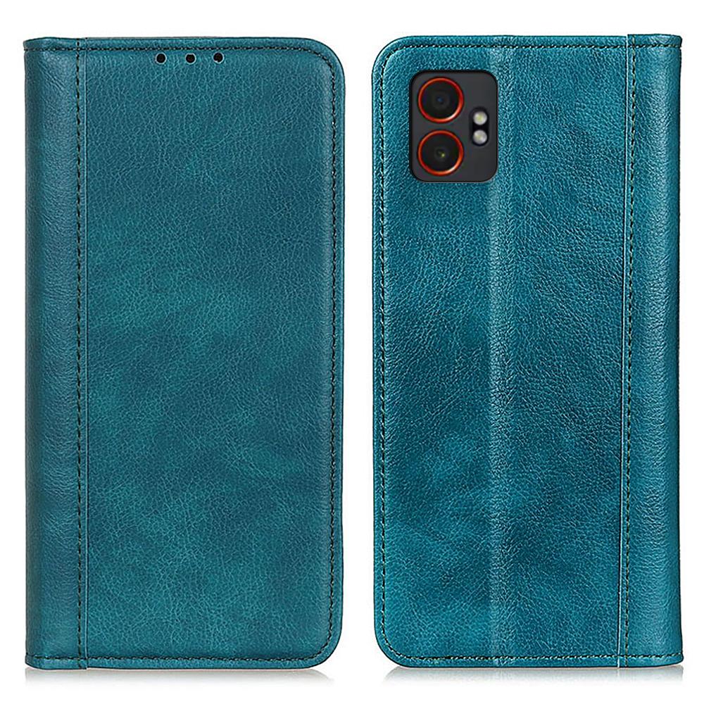 For Samsung Galaxy XCover7 Pro Stand Case Split Leather Litchi Texture Wallet Phone Cover
