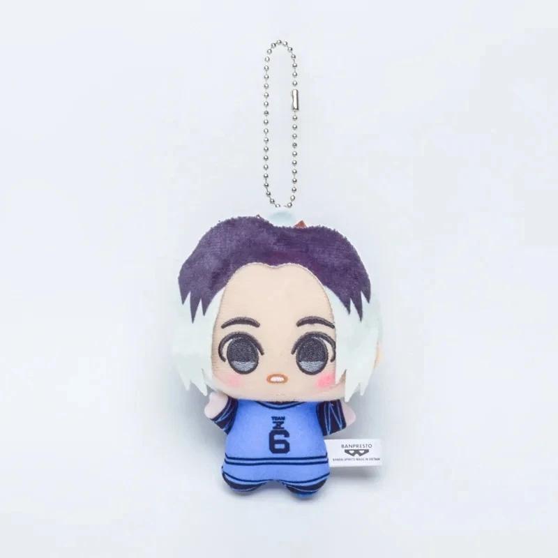 10cm New Blue Lock Plush Pendant KeyChain Yoichi Isagi Nagi Seishiro Mikage Reo Rin Itoshi Itoshi Sae Action Doll Toy Gift