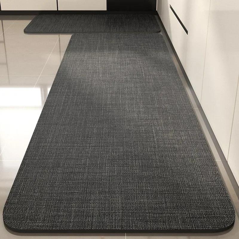 Carpet For Kitchen Absorbent Floor Mat Pvc Anti-Slip Entrance Doormat Bathroom Toilet Area Rug Non-Slip Alfombra De Cocina
