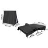 Open Table Tennis Table Cover with Flexible Cloth Barrier and Several Retaining Features for Patio, Balcony, Garage and Indoor Storage Use