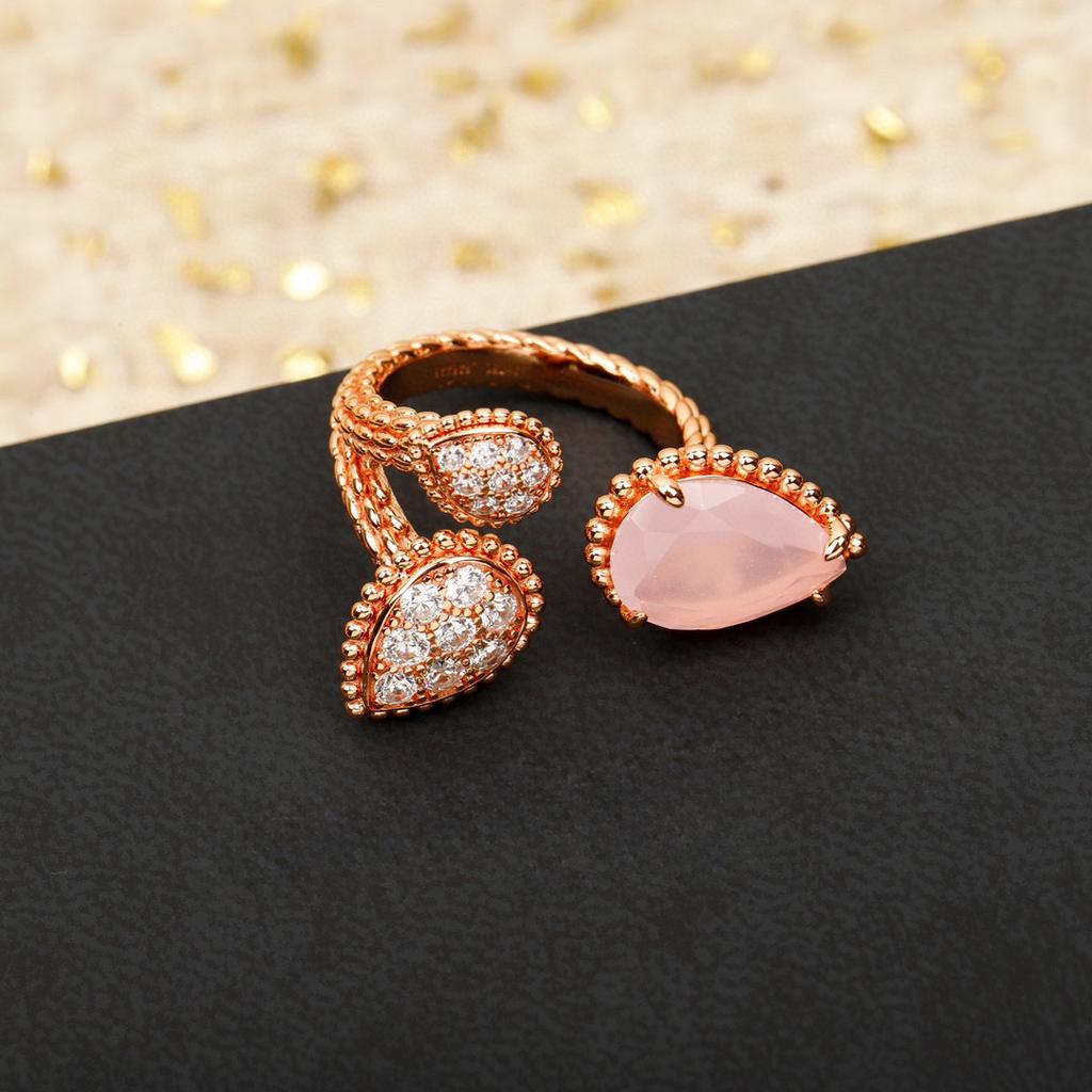 New Hot Brand Vintage Women' Rings Luxury Jewelry For Women Water Drop Designer Gift Fashion Pure 925 Silver Lady Party Rings