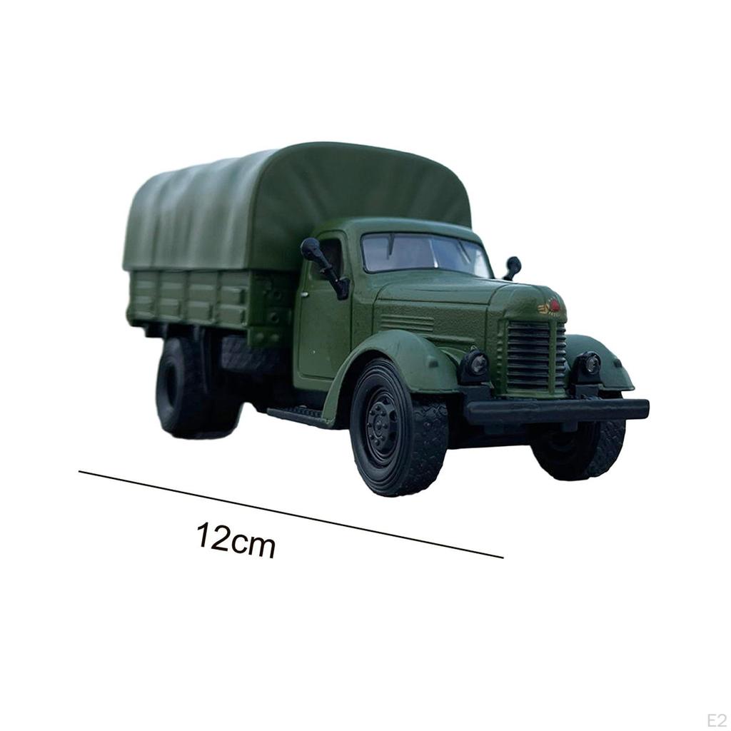 1/64 Diecast Armored Cargo Truck Model, Transport Vehicle Model for Collectibles, Kids, Display,