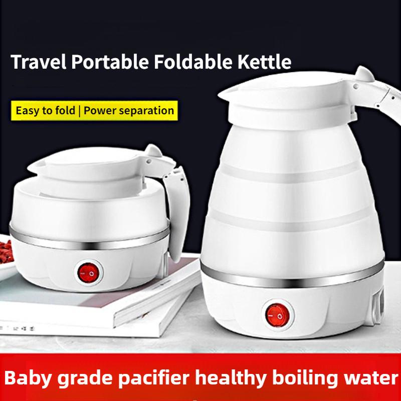 Outdoor Travel Boiling Water Teakettle Portable Mini Folding Kettle Multifunctional Small Silicone Electric Kettle