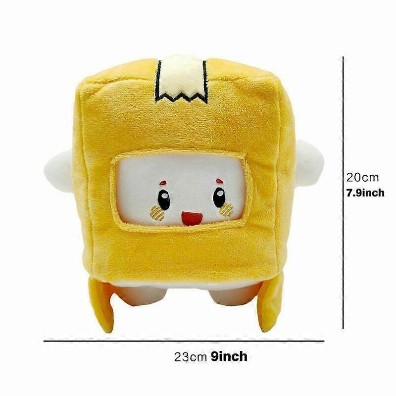 2 Pack Lankybox Plush Toy Removable Cartoon Stuffed Doll Boxy Foxy Pillow Kids Gift