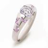 Neuer kupferbeschichteter Edelstahl Schmetterling Zirkonia Ring für Damen Herren Ring Schmuck Zubehör Größe 6-11