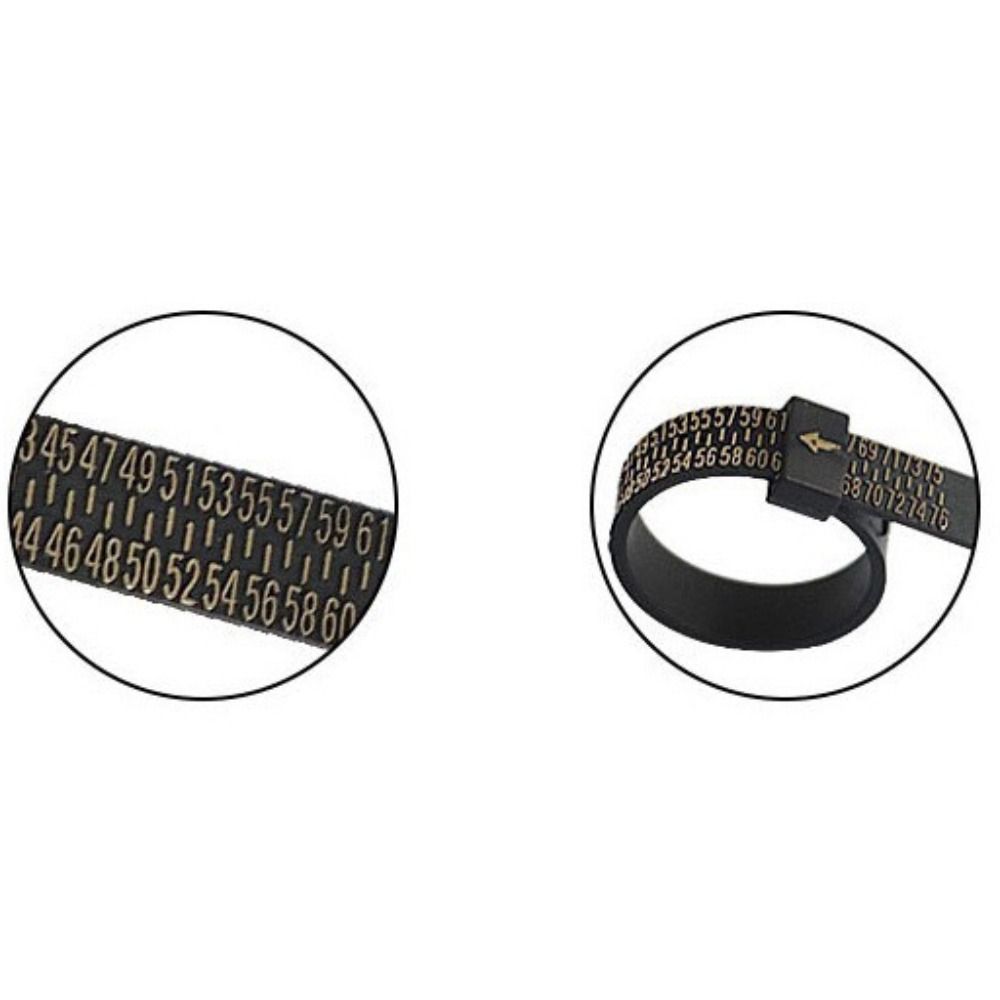 Easy Operation Ring Measuring Band Portable Ring Ruler Ring Measuring Tape  Jewelry Industry
