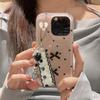Butterfly Mobile Phone Pendant Bow Beaded Phone Chain Lace Fabric Lanyard Stylish Keychain Bag Charm Decorations