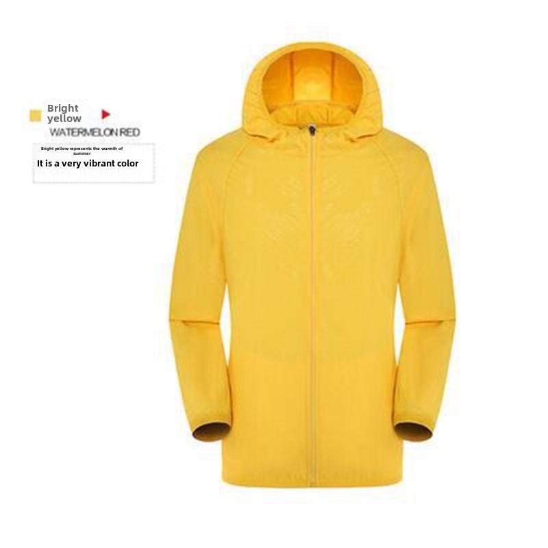 Unisex Summer Hooded Sun Protection Jacket