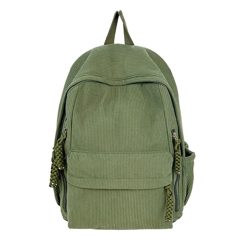 Schoolbag New Large Capacity Autumn and Winter Plush Backpack Multifunctional Casual Backpack Women's Middle School and College Student School Bag