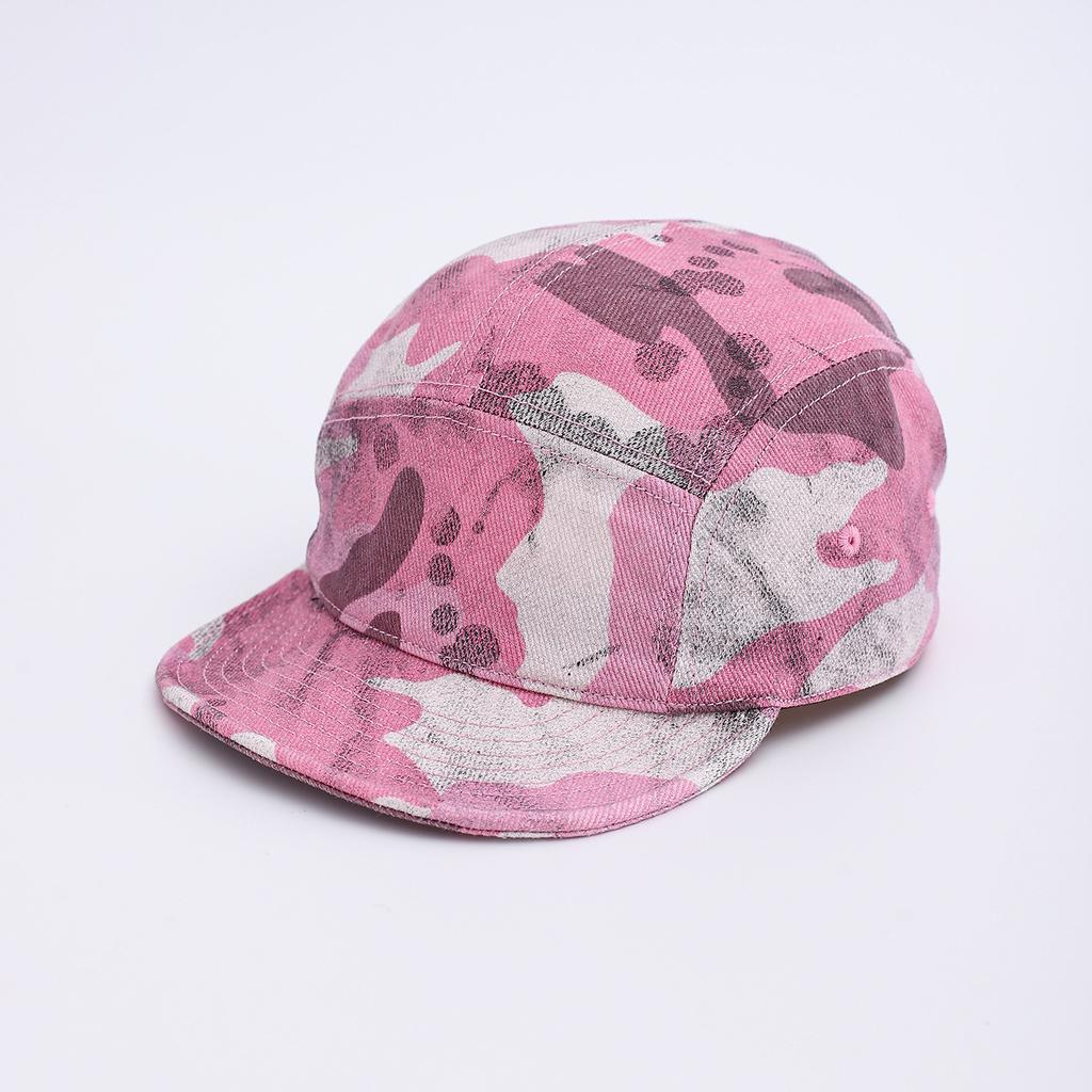 New American Style Dirty Camouflage Solid Color Short Brim Baseball Cap Men Women Outdoor Street Hip Hop 5-Panel Skateboard Cap