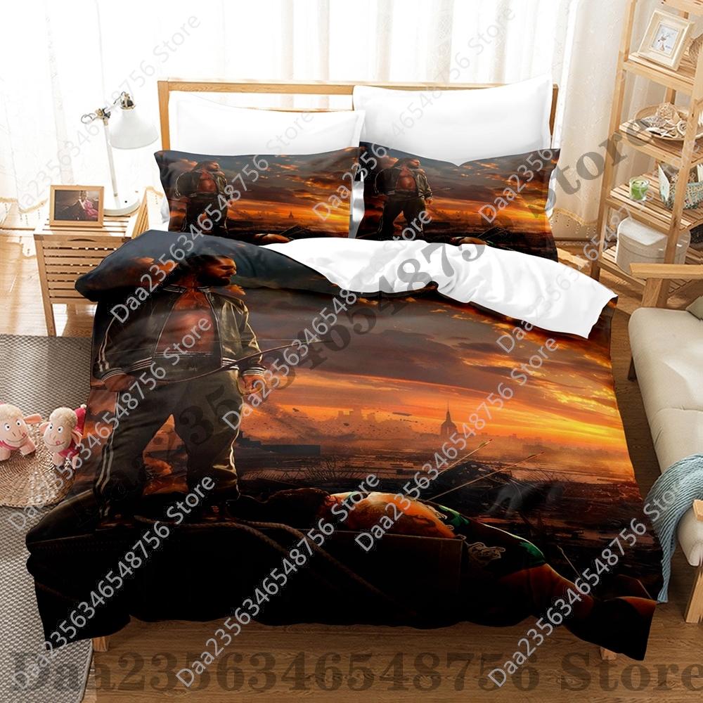 Комплект постельного белья с Джей Усо Single Twin Full Queen King Size Набор для кровати Взрослая спальня Комплекты пододеяльников Wwe 2K25 Комплект простыней EU Single(135*200cm)3pcs