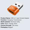 Usb 3.0 To Type C Otg Adapter Usb Type C Male To Type C Usb Female Converter Fast Charge For Macbook Laptop Card Reader