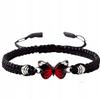 Black Adjustable String Butterfly Bracelet for a Gift with a Card