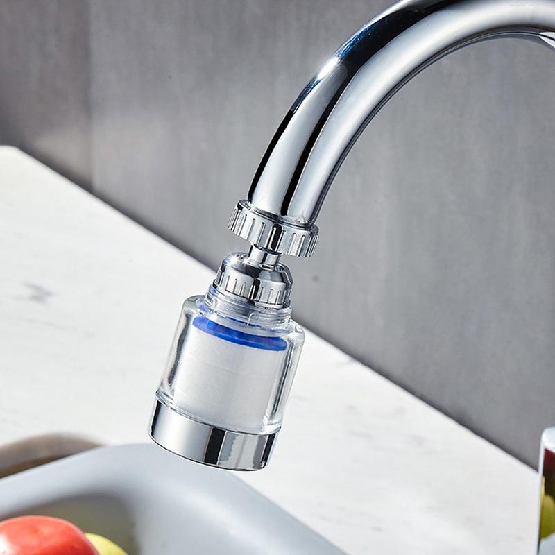360°Rotating Faucet Filter Kitchen Element Faucet Water Purifier Filter Shower Remove Chlorine Heavy Metal Filtered Purification