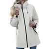 Women's Solid Color Long Sleeved Hooded Outdoor Suit Windproof And Waterproof Thin Jacket