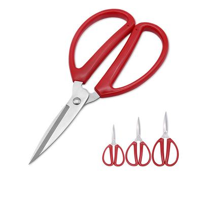 Stainless Steel Home Office Scissors Kitchen Cutting Clothes Paper-cut Flowers Pruning Tools Household Scissors