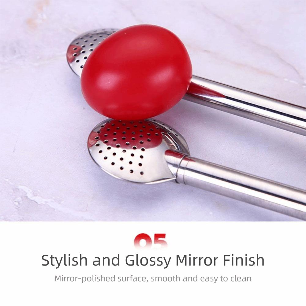Removable Stainless Steel Straw Reusable Filter Spoon Straw Drinking Straw Spoon  Tea Drinking