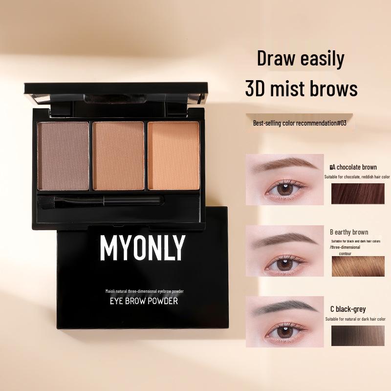 

Maioli Waterproof Three-Color Eyebrow and Eye Contour Powder 4.5g