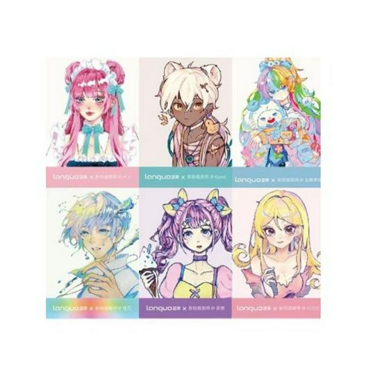 Blue Fruit Morandi 36-Color Gel Pens: Large Capacity Journaling & Drawing Set