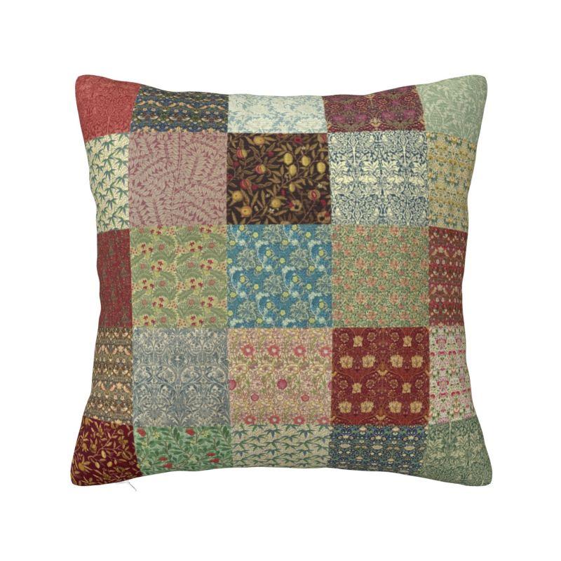 Custom Nordic William Morris Vintage Sofa Cushion Cover Soft Floral Textile Pattern Throw Pillow Case Home Decor