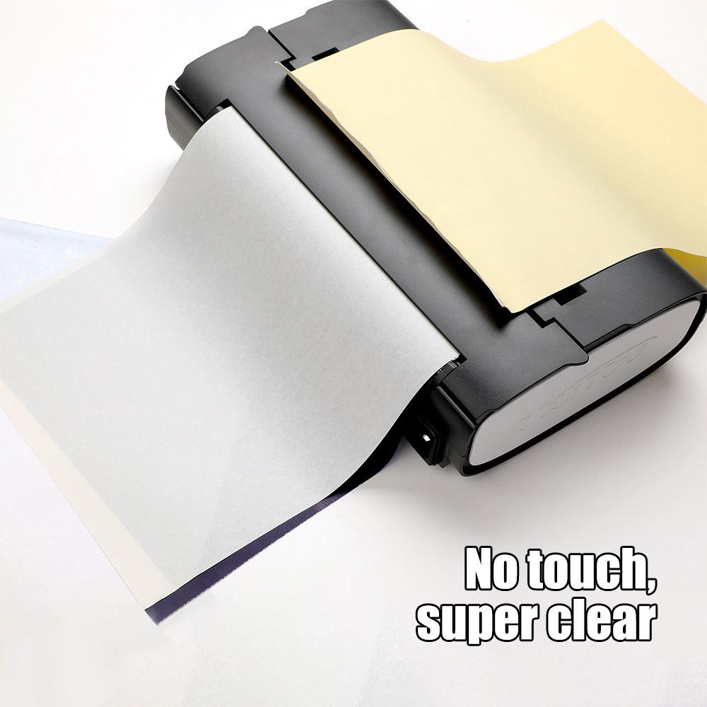 100ks Tattoo Transfer Machine Transfer Machine Sada tetovacího stroje Tattoo Machine šablona na tetování velikosti A4 Paper Copy Paper Therma